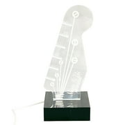 Guitar Pick Holder,Acrylic Guitar Pick Storage Light Up Guitar Picks Holder,Guitar Pick Case, Dust-Proof Guitar Pick Display Box For Music Lovers